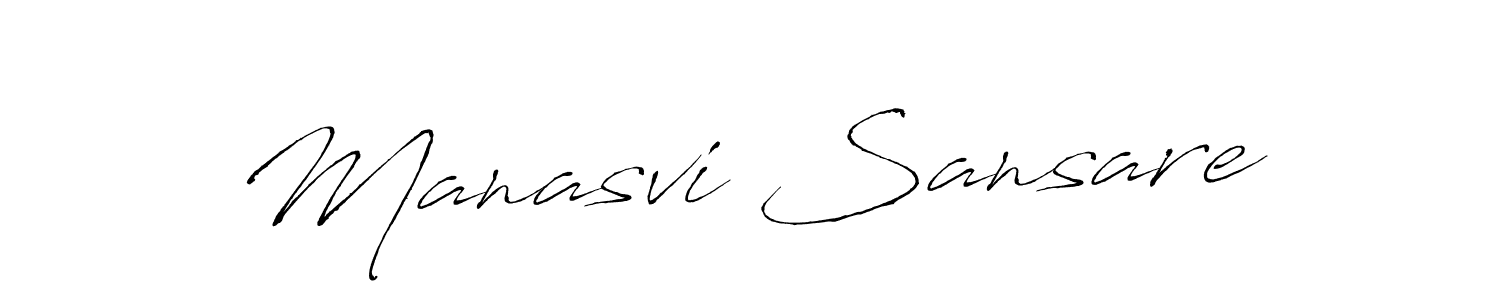 It looks lik you need a new signature style for name Manasvi Sansare. Design unique handwritten (Antro_Vectra) signature with our free signature maker in just a few clicks. Manasvi Sansare signature style 6 images and pictures png