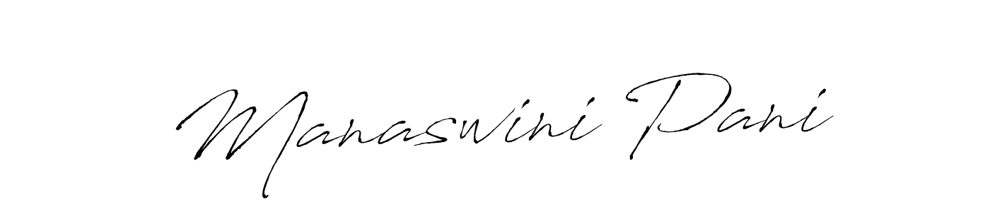 Manaswini Pani stylish signature style. Best Handwritten Sign (Antro_Vectra) for my name. Handwritten Signature Collection Ideas for my name Manaswini Pani. Manaswini Pani signature style 6 images and pictures png