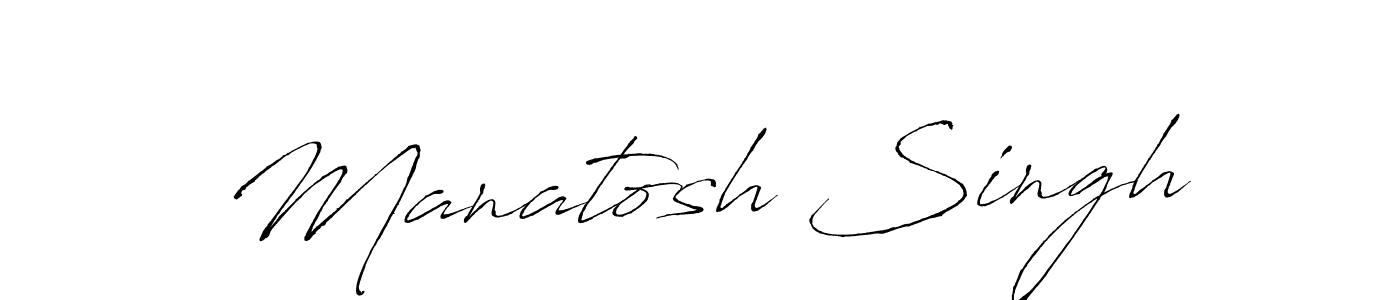 Make a beautiful signature design for name Manatosh Singh. Use this online signature maker to create a handwritten signature for free. Manatosh Singh signature style 6 images and pictures png