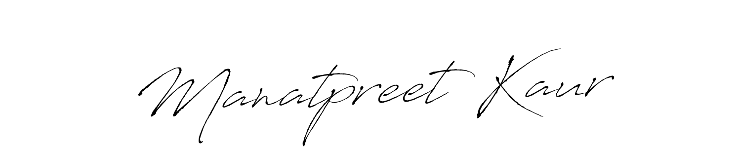 Use a signature maker to create a handwritten signature online. With this signature software, you can design (Antro_Vectra) your own signature for name Manatpreet Kaur. Manatpreet Kaur signature style 6 images and pictures png