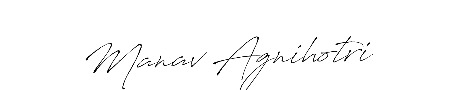 This is the best signature style for the Manav Agnihotri name. Also you like these signature font (Antro_Vectra). Mix name signature. Manav Agnihotri signature style 6 images and pictures png