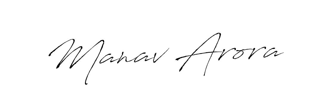 How to make Manav Arora signature? Antro_Vectra is a professional autograph style. Create handwritten signature for Manav Arora name. Manav Arora signature style 6 images and pictures png