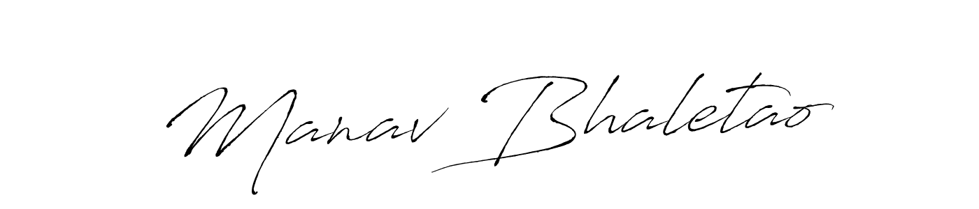 How to make Manav Bhaletao signature? Antro_Vectra is a professional autograph style. Create handwritten signature for Manav Bhaletao name. Manav Bhaletao signature style 6 images and pictures png