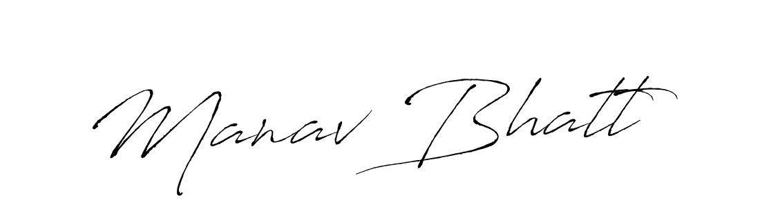 It looks lik you need a new signature style for name Manav Bhatt. Design unique handwritten (Antro_Vectra) signature with our free signature maker in just a few clicks. Manav Bhatt signature style 6 images and pictures png