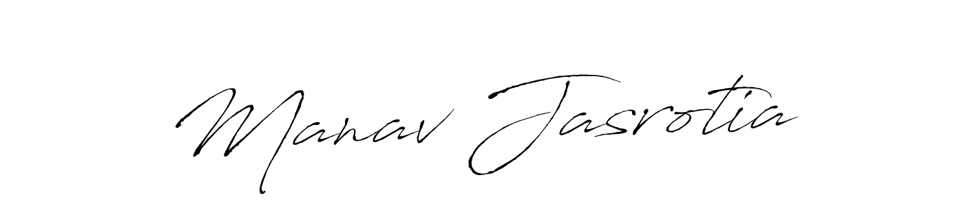 Also we have Manav Jasrotia name is the best signature style. Create professional handwritten signature collection using Antro_Vectra autograph style. Manav Jasrotia signature style 6 images and pictures png