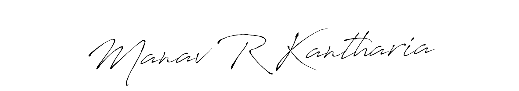 You should practise on your own different ways (Antro_Vectra) to write your name (Manav R Kantharia) in signature. don't let someone else do it for you. Manav R Kantharia signature style 6 images and pictures png