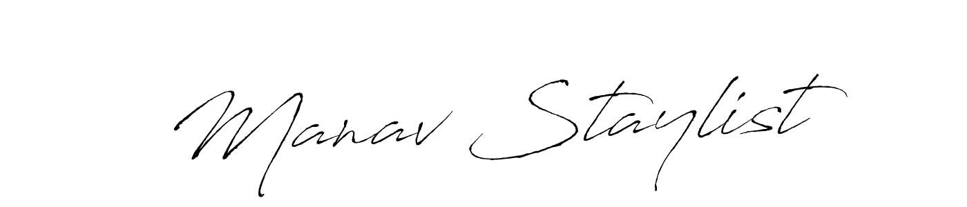 Make a beautiful signature design for name Manav Staylist. Use this online signature maker to create a handwritten signature for free. Manav Staylist signature style 6 images and pictures png