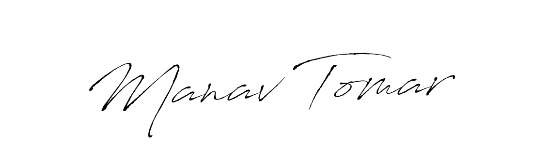 How to make Manav Tomar signature? Antro_Vectra is a professional autograph style. Create handwritten signature for Manav Tomar name. Manav Tomar signature style 6 images and pictures png