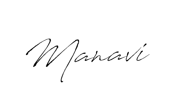 Use a signature maker to create a handwritten signature online. With this signature software, you can design (Antro_Vectra) your own signature for name Manavi. Manavi signature style 6 images and pictures png