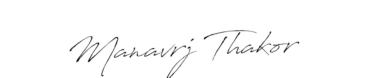 Design your own signature with our free online signature maker. With this signature software, you can create a handwritten (Antro_Vectra) signature for name Manavrj Thakor. Manavrj Thakor signature style 6 images and pictures png