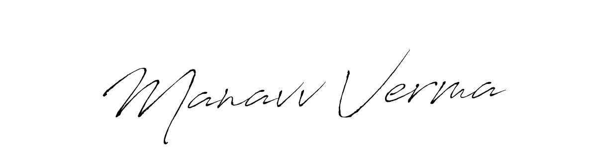 How to make Manavv Verma signature? Antro_Vectra is a professional autograph style. Create handwritten signature for Manavv Verma name. Manavv Verma signature style 6 images and pictures png