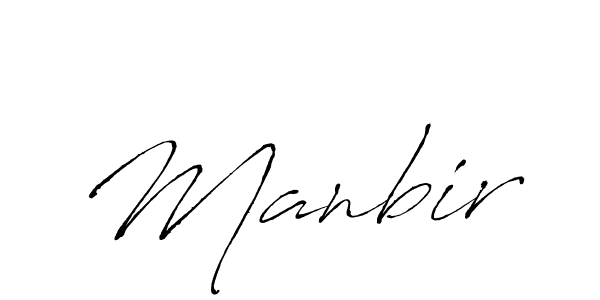 Manbir stylish signature style. Best Handwritten Sign (Antro_Vectra) for my name. Handwritten Signature Collection Ideas for my name Manbir. Manbir signature style 6 images and pictures png