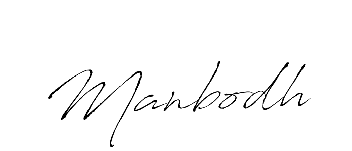 Antro_Vectra is a professional signature style that is perfect for those who want to add a touch of class to their signature. It is also a great choice for those who want to make their signature more unique. Get Manbodh name to fancy signature for free. Manbodh signature style 6 images and pictures png