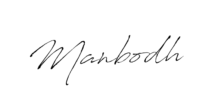 Antro_Vectra is a professional signature style that is perfect for those who want to add a touch of class to their signature. It is also a great choice for those who want to make their signature more unique. Get Manbodh name to fancy signature for free. Manbodh signature style 6 images and pictures png