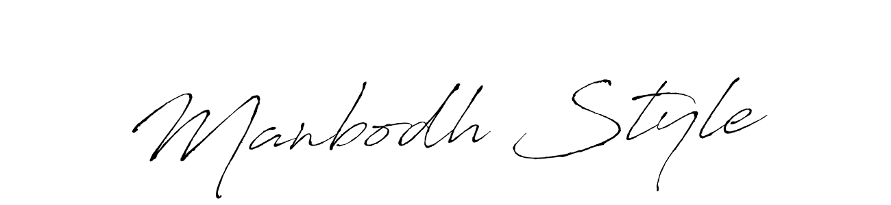 Create a beautiful signature design for name Manbodh Style. With this signature (Antro_Vectra) fonts, you can make a handwritten signature for free. Manbodh Style signature style 6 images and pictures png