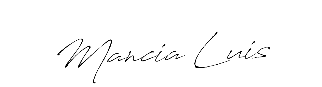 Best and Professional Signature Style for Mancia Luis. Antro_Vectra Best Signature Style Collection. Mancia Luis signature style 6 images and pictures png