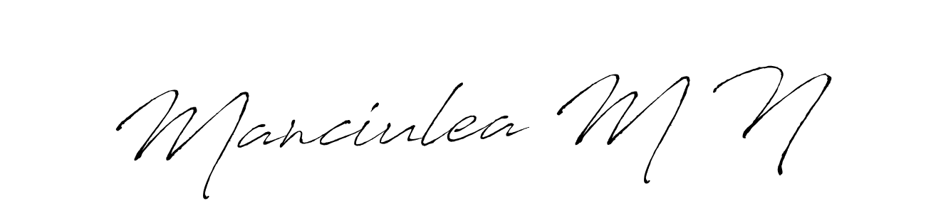 Make a short Manciulea M N signature style. Manage your documents anywhere anytime using Antro_Vectra. Create and add eSignatures, submit forms, share and send files easily. Manciulea M N signature style 6 images and pictures png