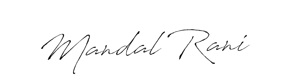 Make a beautiful signature design for name Mandal Rani. Use this online signature maker to create a handwritten signature for free. Mandal Rani signature style 6 images and pictures png