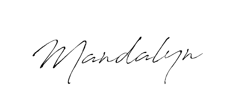 Mandalyn stylish signature style. Best Handwritten Sign (Antro_Vectra) for my name. Handwritten Signature Collection Ideas for my name Mandalyn. Mandalyn signature style 6 images and pictures png