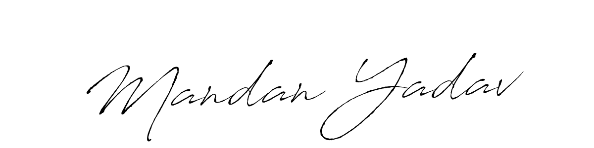 Similarly Antro_Vectra is the best handwritten signature design. Signature creator online .You can use it as an online autograph creator for name Mandan Yadav. Mandan Yadav signature style 6 images and pictures png
