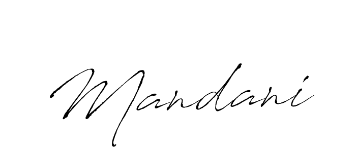 Antro_Vectra is a professional signature style that is perfect for those who want to add a touch of class to their signature. It is also a great choice for those who want to make their signature more unique. Get Mandani name to fancy signature for free. Mandani signature style 6 images and pictures png