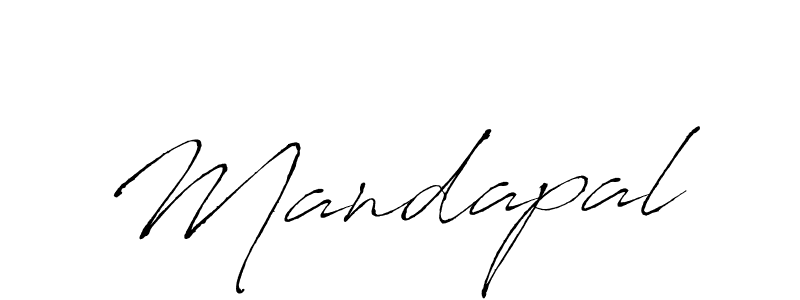 Use a signature maker to create a handwritten signature online. With this signature software, you can design (Antro_Vectra) your own signature for name Mandapal. Mandapal signature style 6 images and pictures png