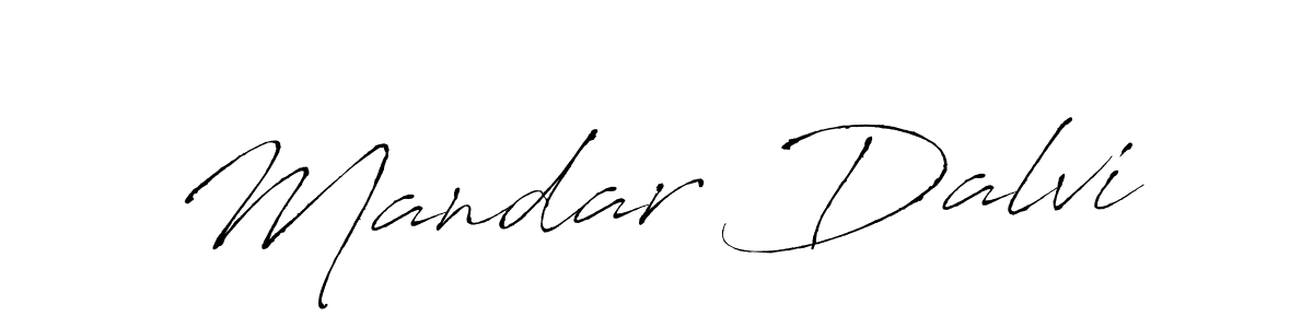 Design your own signature with our free online signature maker. With this signature software, you can create a handwritten (Antro_Vectra) signature for name Mandar Dalvi. Mandar Dalvi signature style 6 images and pictures png