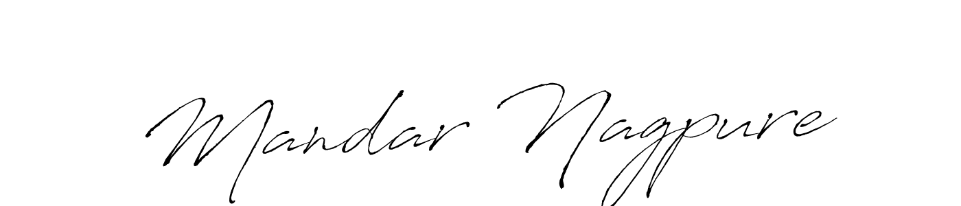 The best way (Antro_Vectra) to make a short signature is to pick only two or three words in your name. The name Mandar Nagpure include a total of six letters. For converting this name. Mandar Nagpure signature style 6 images and pictures png