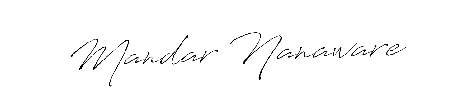 Antro_Vectra is a professional signature style that is perfect for those who want to add a touch of class to their signature. It is also a great choice for those who want to make their signature more unique. Get Mandar Nanaware name to fancy signature for free. Mandar Nanaware signature style 6 images and pictures png
