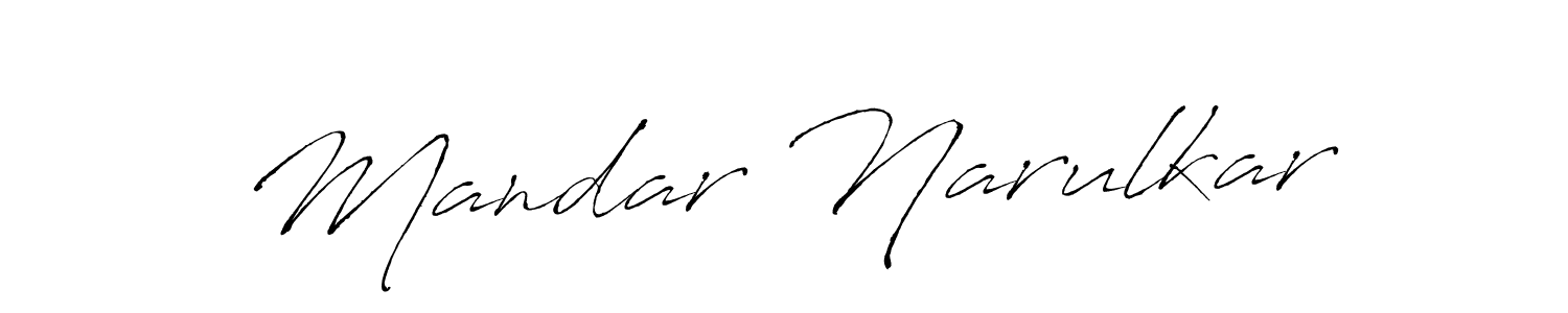 The best way (Antro_Vectra) to make a short signature is to pick only two or three words in your name. The name Mandar Narulkar include a total of six letters. For converting this name. Mandar Narulkar signature style 6 images and pictures png