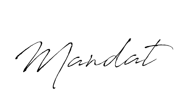 Mandat stylish signature style. Best Handwritten Sign (Antro_Vectra) for my name. Handwritten Signature Collection Ideas for my name Mandat. Mandat signature style 6 images and pictures png