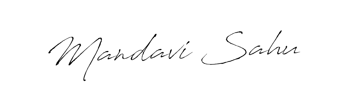 Also we have Mandavi Sahu name is the best signature style. Create professional handwritten signature collection using Antro_Vectra autograph style. Mandavi Sahu signature style 6 images and pictures png