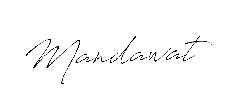 Create a beautiful signature design for name Mandawat. With this signature (Antro_Vectra) fonts, you can make a handwritten signature for free. Mandawat signature style 6 images and pictures png