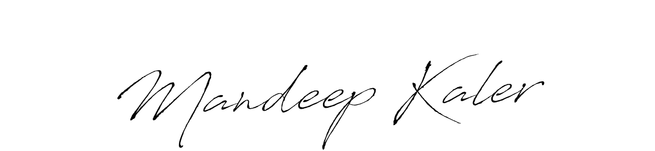 Mandeep Kaler stylish signature style. Best Handwritten Sign (Antro_Vectra) for my name. Handwritten Signature Collection Ideas for my name Mandeep Kaler. Mandeep Kaler signature style 6 images and pictures png