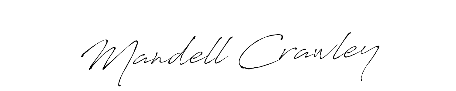 You can use this online signature creator to create a handwritten signature for the name Mandell Crawley. This is the best online autograph maker. Mandell Crawley signature style 6 images and pictures png