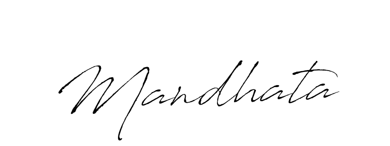 Also we have Mandhata name is the best signature style. Create professional handwritten signature collection using Antro_Vectra autograph style. Mandhata signature style 6 images and pictures png