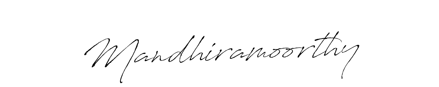 Use a signature maker to create a handwritten signature online. With this signature software, you can design (Antro_Vectra) your own signature for name Mandhiramoorthy. Mandhiramoorthy signature style 6 images and pictures png