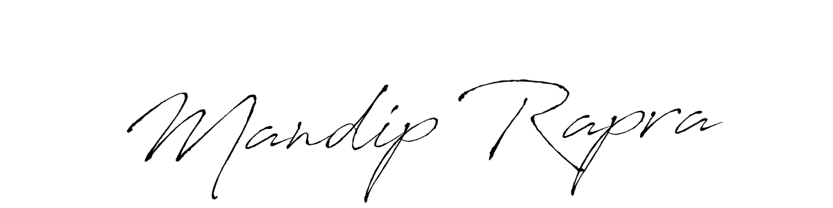 Make a beautiful signature design for name Mandip Rapra. With this signature (Antro_Vectra) style, you can create a handwritten signature for free. Mandip Rapra signature style 6 images and pictures png