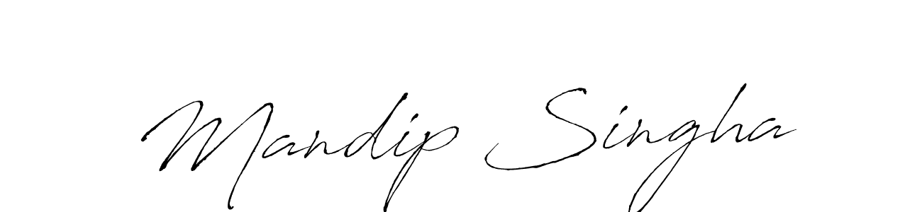 You should practise on your own different ways (Antro_Vectra) to write your name (Mandip Singha) in signature. don't let someone else do it for you. Mandip Singha signature style 6 images and pictures png