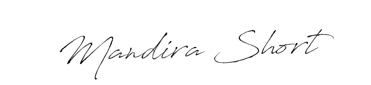 Antro_Vectra is a professional signature style that is perfect for those who want to add a touch of class to their signature. It is also a great choice for those who want to make their signature more unique. Get Mandira Short name to fancy signature for free. Mandira Short signature style 6 images and pictures png
