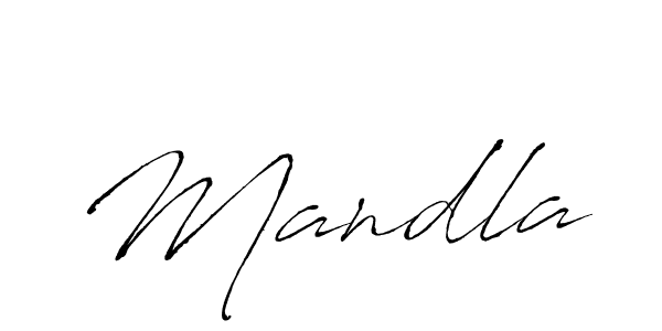 Make a beautiful signature design for name Mandla. With this signature (Antro_Vectra) style, you can create a handwritten signature for free. Mandla signature style 6 images and pictures png