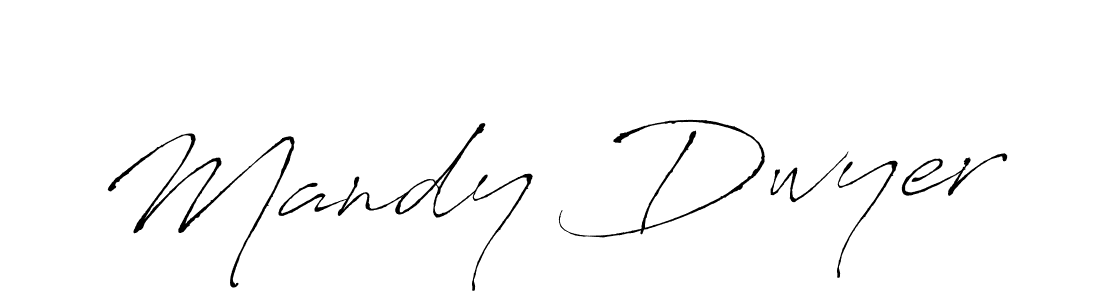 How to make Mandy Dwyer name signature. Use Antro_Vectra style for creating short signs online. This is the latest handwritten sign. Mandy Dwyer signature style 6 images and pictures png