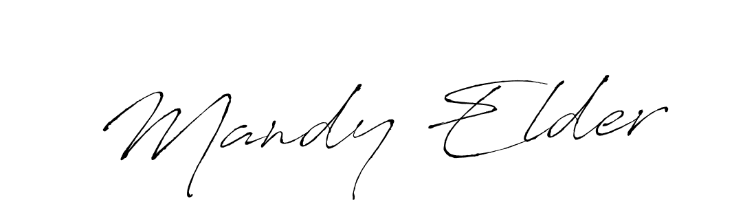 Create a beautiful signature design for name Mandy Elder. With this signature (Antro_Vectra) fonts, you can make a handwritten signature for free. Mandy Elder signature style 6 images and pictures png