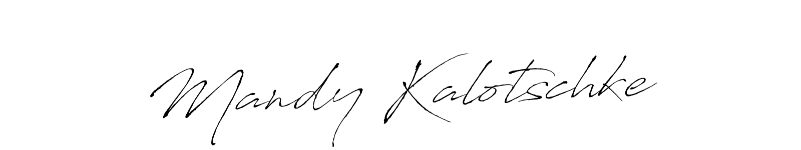 Mandy Kalotschke stylish signature style. Best Handwritten Sign (Antro_Vectra) for my name. Handwritten Signature Collection Ideas for my name Mandy Kalotschke. Mandy Kalotschke signature style 6 images and pictures png