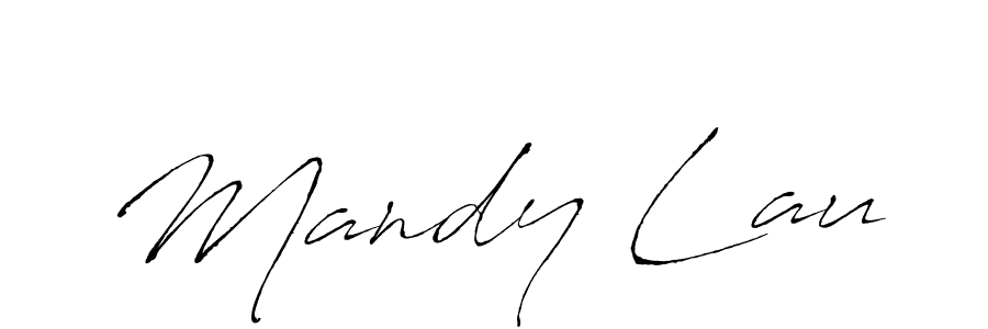You should practise on your own different ways (Antro_Vectra) to write your name (Mandy Lau) in signature. don't let someone else do it for you. Mandy Lau signature style 6 images and pictures png