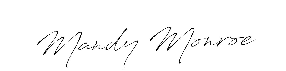 Antro_Vectra is a professional signature style that is perfect for those who want to add a touch of class to their signature. It is also a great choice for those who want to make their signature more unique. Get Mandy Monroe name to fancy signature for free. Mandy Monroe signature style 6 images and pictures png