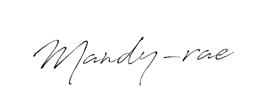How to make Mandy-rae name signature. Use Antro_Vectra style for creating short signs online. This is the latest handwritten sign. Mandy-rae signature style 6 images and pictures png