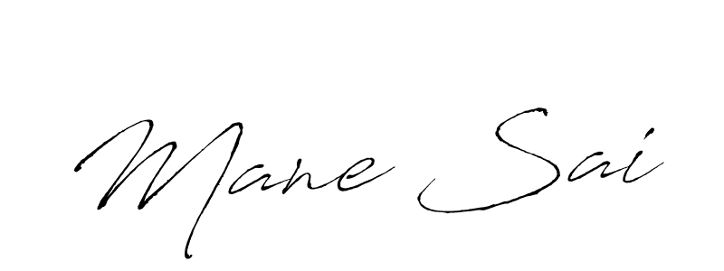 How to make Mane Sai name signature. Use Antro_Vectra style for creating short signs online. This is the latest handwritten sign. Mane Sai signature style 6 images and pictures png