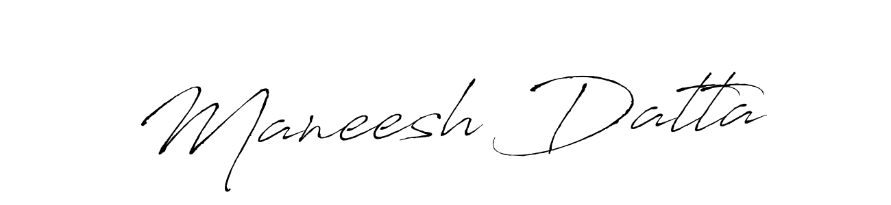 Maneesh Datta stylish signature style. Best Handwritten Sign (Antro_Vectra) for my name. Handwritten Signature Collection Ideas for my name Maneesh Datta. Maneesh Datta signature style 6 images and pictures png