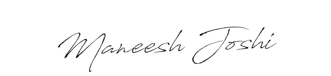 Use a signature maker to create a handwritten signature online. With this signature software, you can design (Antro_Vectra) your own signature for name Maneesh Joshi. Maneesh Joshi signature style 6 images and pictures png